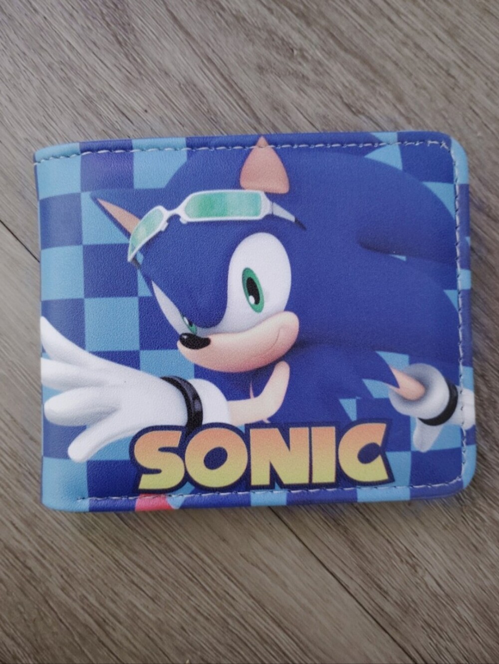 New Sonic the hedgehog anime manga leather wallet